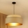 Brilagi - Підвісна люстра OREGON VEGE 1xE27/15W/230V діаметр 45 см бежевий