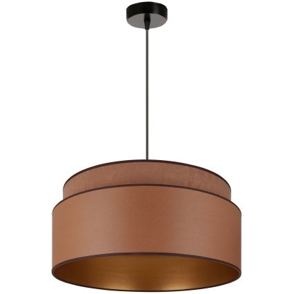 Brilagi - Підвісна люстра OREGON VEGE 1xE27/15W/230V діаметр 45 см коричневий