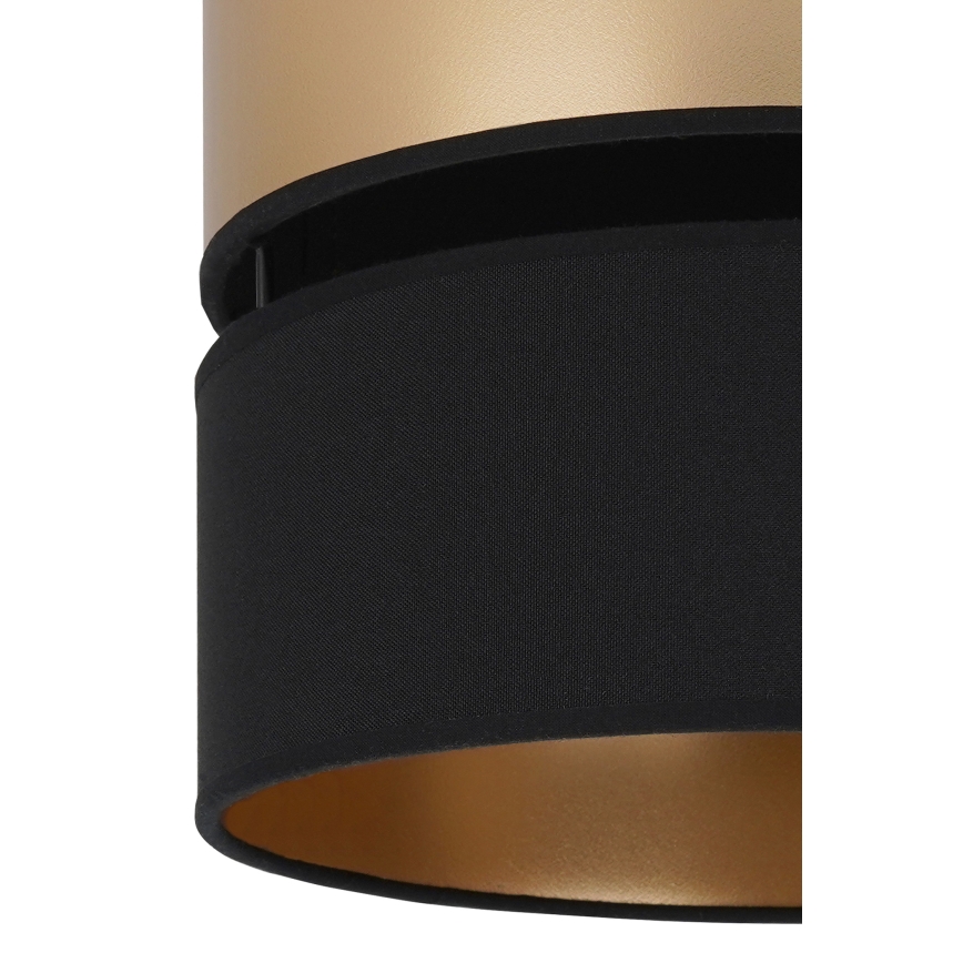 Brilagi - Підвісна люстра ROYAL 1xE27/15W/230V діаметр 25 см чорний/золотий