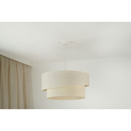 Brilagi - Підвісна люстра SHINE 1xE27/15W/230V діаметр 50 см кремовий