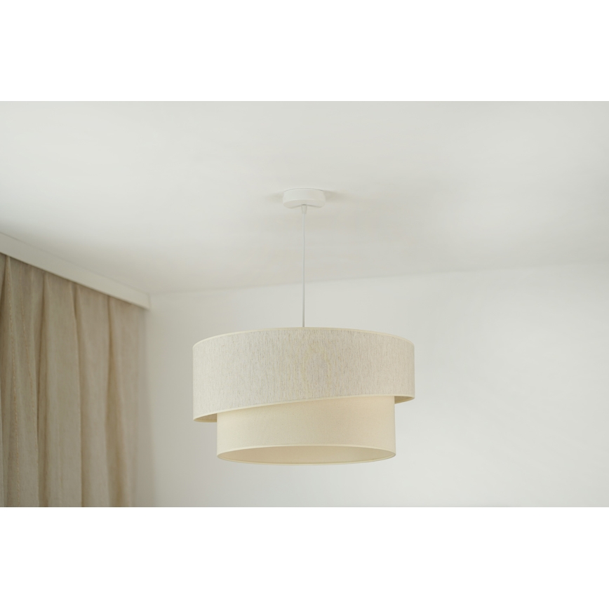 Brilagi - Підвісна люстра SHINE 1xE27/15W/230V діаметр 50 см кремовий