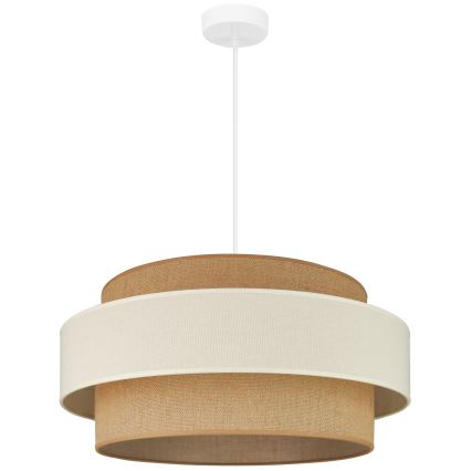Brilagi - Підвісна люстра SPACE LIGHT 1xE27/15W/230V діаметр 50 см бежевий/кремовий