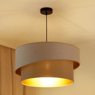 Brilagi - Підвісна люстра VEGAS SHINE 1xE27/15W/230V діаметр 50 см кремовий/бежевий