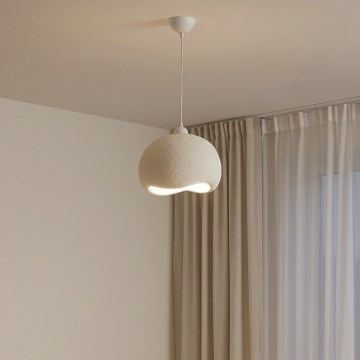 Brilagi - Підвісна люстра WABI SABI на тросі 1xE27/40W/230V, діаметр 34 cm, біла