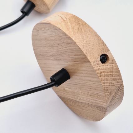Brilagi - Підвісна люстра WOODY BASKET 1xE27/60W/230V дуб