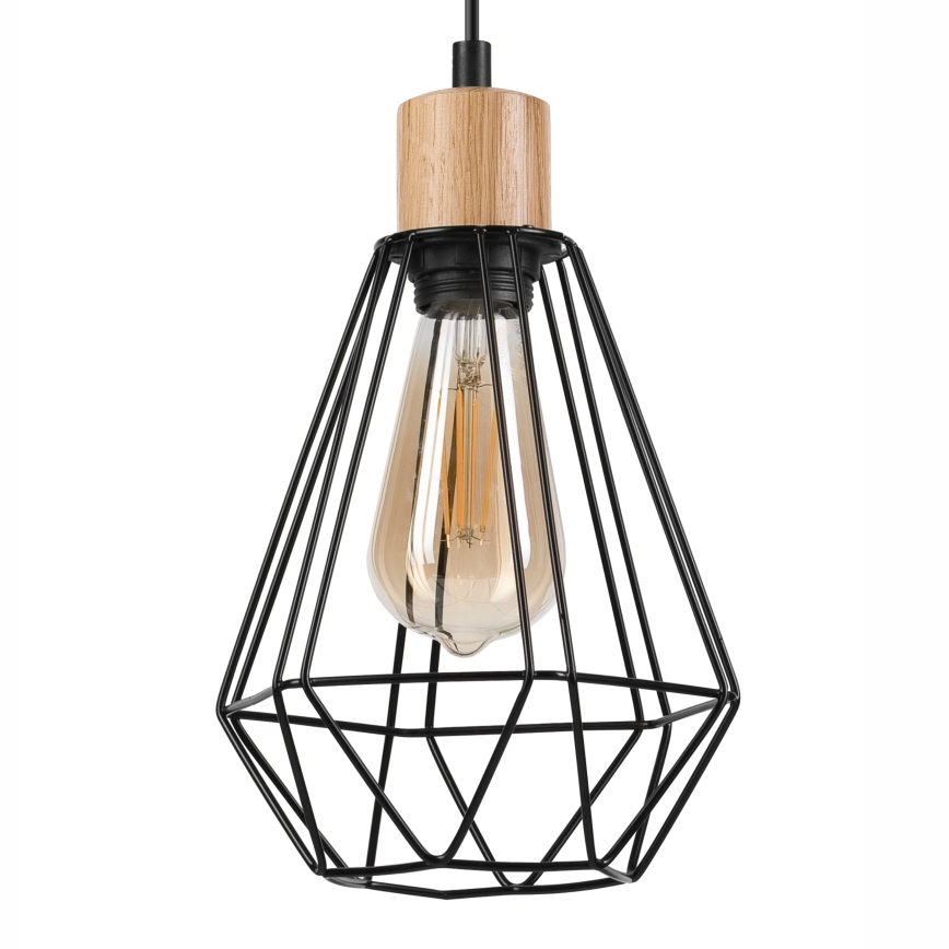 Brilagi - Підвісна люстра WOODY BASKET 2xE27/60W/230V дуб