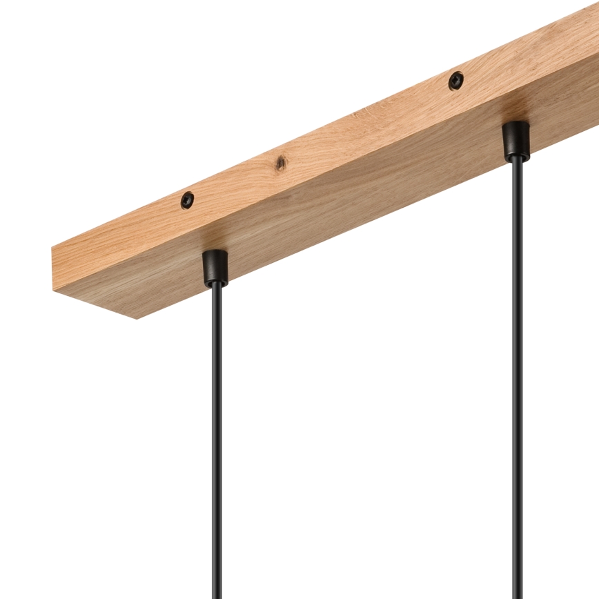 Brilagi - Підвісна люстра WOODY BASKET 2xE27/60W/230V дуб