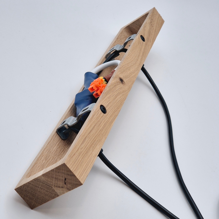 Brilagi - Підвісна люстра WOODY BASKET 2xE27/60W/230V дуб