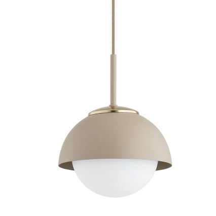 Brilagi - Підвісний світильник на шнурі COSMO 1xE27/60W/230V діаметр 18 см бежевий/золотистий
