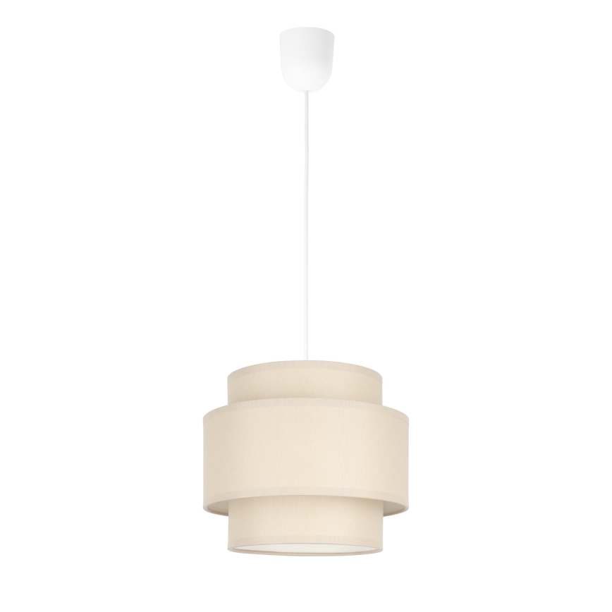 Brilagi - Підвісний світильник на шнурі RESNA 1xE27/60W/230V Ø 20 см бежева