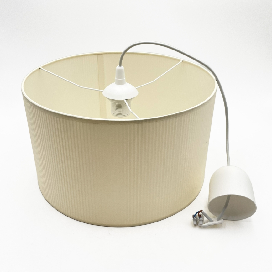 BRILAGI -  Підвісний світильник на шнурі SIRIJA MODERN 1xE27/60W/230V диаметр 35 см кремовий