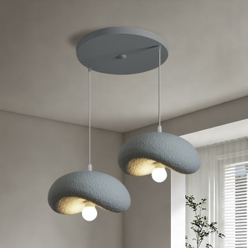 BRILAGI - Підвісний світильник на кабелі WABI SABI 2xE27/60W/230V сірий