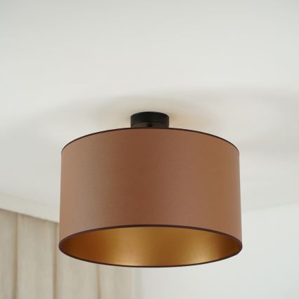 Brilagi - Накладна люстра OREGON ROLLER VEGE 1xE27/15W/230V діаметром 45 см коричневого кольору