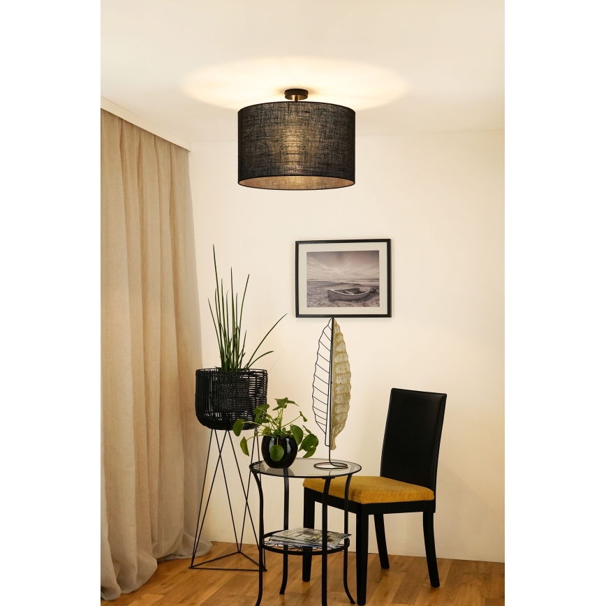 Brilagi - Накладна люстра TUBES ROLLER 1xE27/15W/230V діаметром 50 см чорна