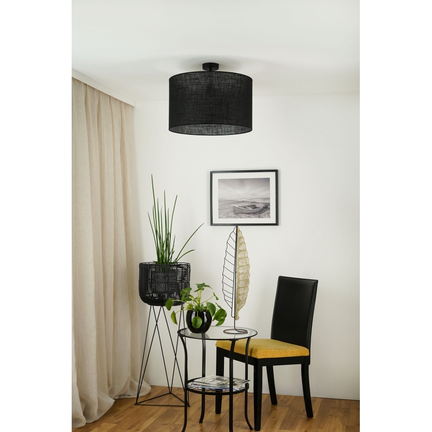 Brilagi - Накладна люстра TUBES ROLLER 1xE27/15W/230V діаметром 50 см чорна