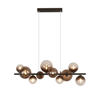 Brilagi - подвесная LED-люстра на тросе MILLA 10xG9/3W/230V коричневая/дымчато-коричневая