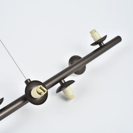 Brilagi - подвесная LED-люстра на тросе MILLA 10xG9/3W/230V коричневая/дымчато-коричневая