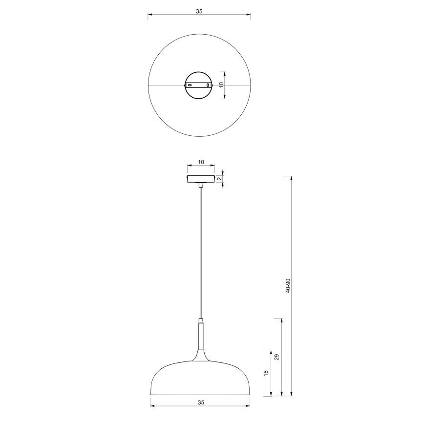 Brilagi - Подвесная люстра ABRAHAM 1xE27/60W/230V диаметр 35 см бежевый