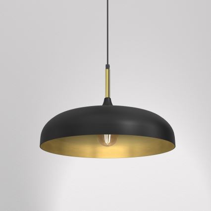 Brilagi - Подвесная люстра ABRAHAM 1xE27/60W/230V диаметр 45 см черный