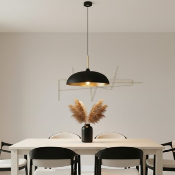 Brilagi - Подвесная люстра ABRAHAM 1xE27/60W/230V диаметр 45 см черный