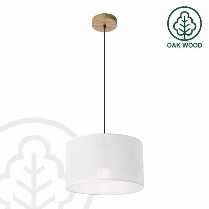 Brilagi - Подвесная люстра ANTHONY 1xE27/60W/230V дуб/белый