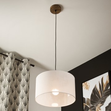 Brilagi - Подвесная люстра ANTHONY 1xE27/60W/230V дуб/белый