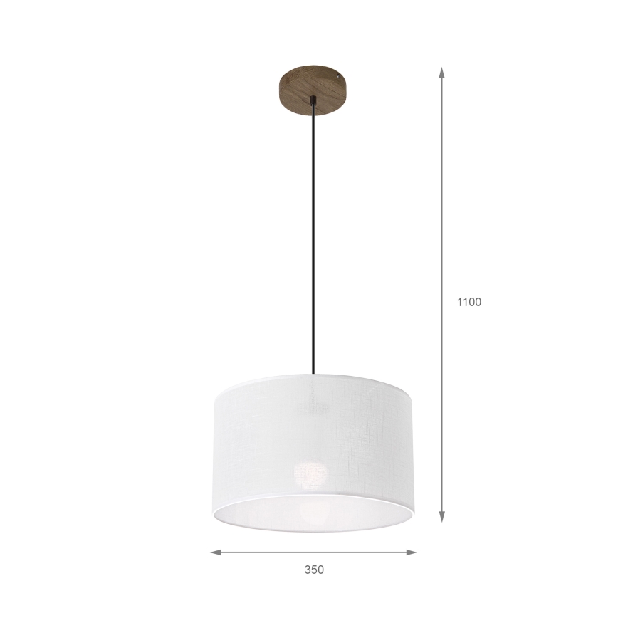 Brilagi - Подвесная люстра ANTHONY 1xE27/60W/230V дуб/белый