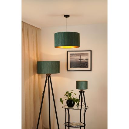 Brilagi - Подвесная люстра BOSTON ROLLER 1xE27/15W/230V диаметр 45 см сено зеленый/золотистый