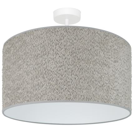 Brilagi - Подвесная люстра BOUCLE ROLLER 1xE27/15W/230V диаметр 45 см серый