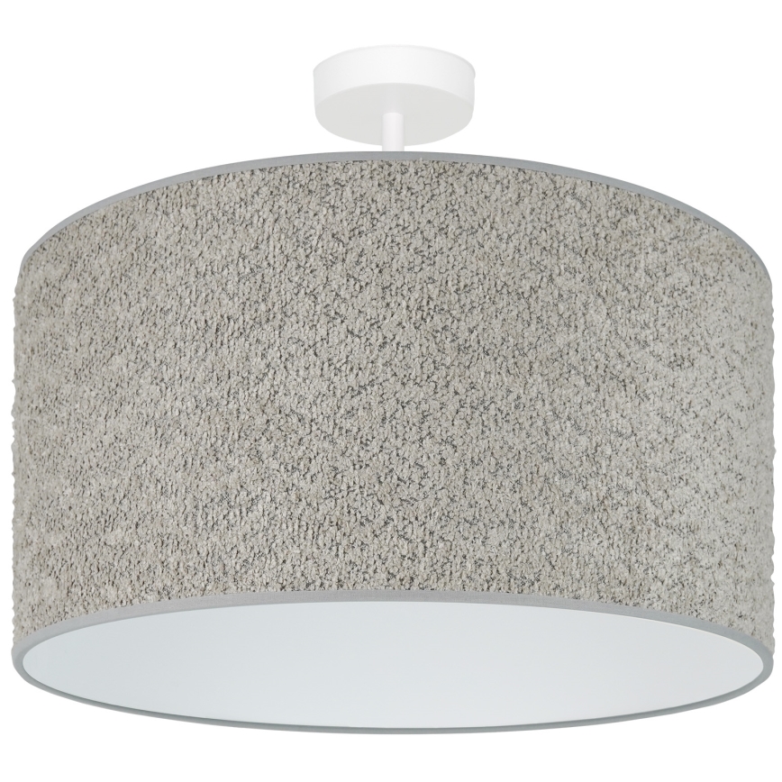 Brilagi - Подвесная люстра BOUCLE ROLLER 1xE27/15W/230V диаметр 45 см серый