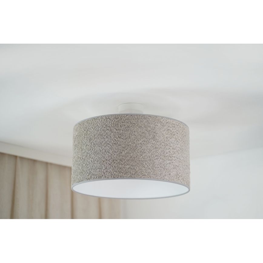 Brilagi - Подвесная люстра BOUCLE ROLLER 1xE27/15W/230V диаметр 45 см серый
