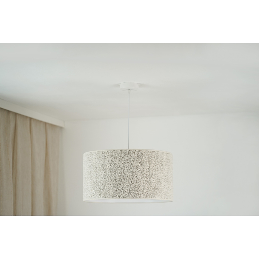 Brilagi - Подвесная люстра BOUCLE ROLLER 1xE27/15W/230V диаметр 45 см кремовый