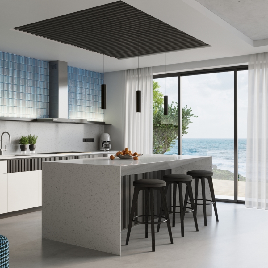 Brilagi - Подвесная люстра CRESTO 1xGU10/10W/230V черный