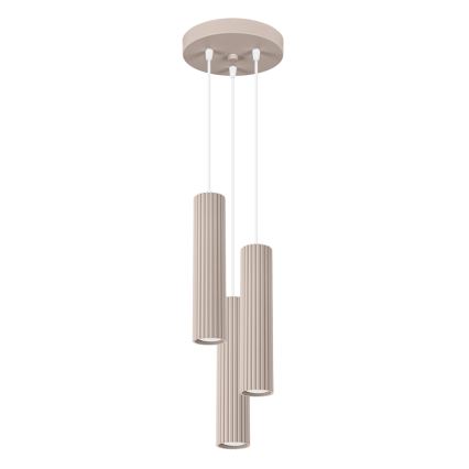 Brilagi - Подвесная люстра CRESTO 3xGU10/10W/230V серо-коричневый