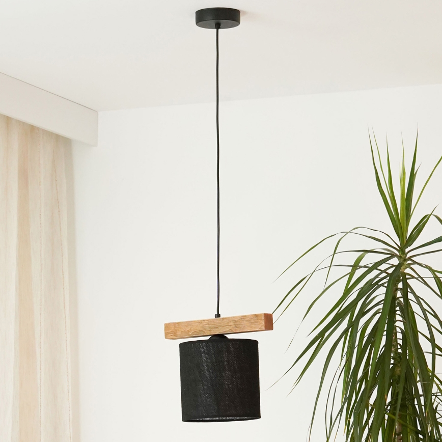 Brilagi - Подвесная люстра FOREST 1xE27/15W/230V сосна/черный