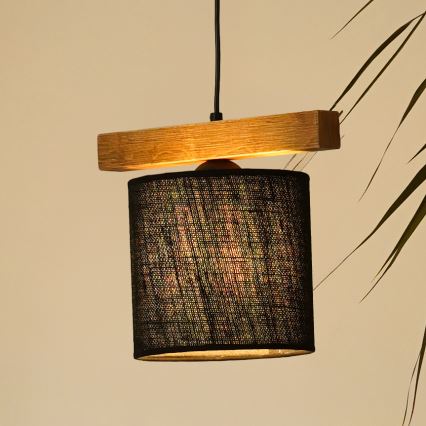 Brilagi - Подвесная люстра FOREST 1xE27/15W/230V сосна/черный