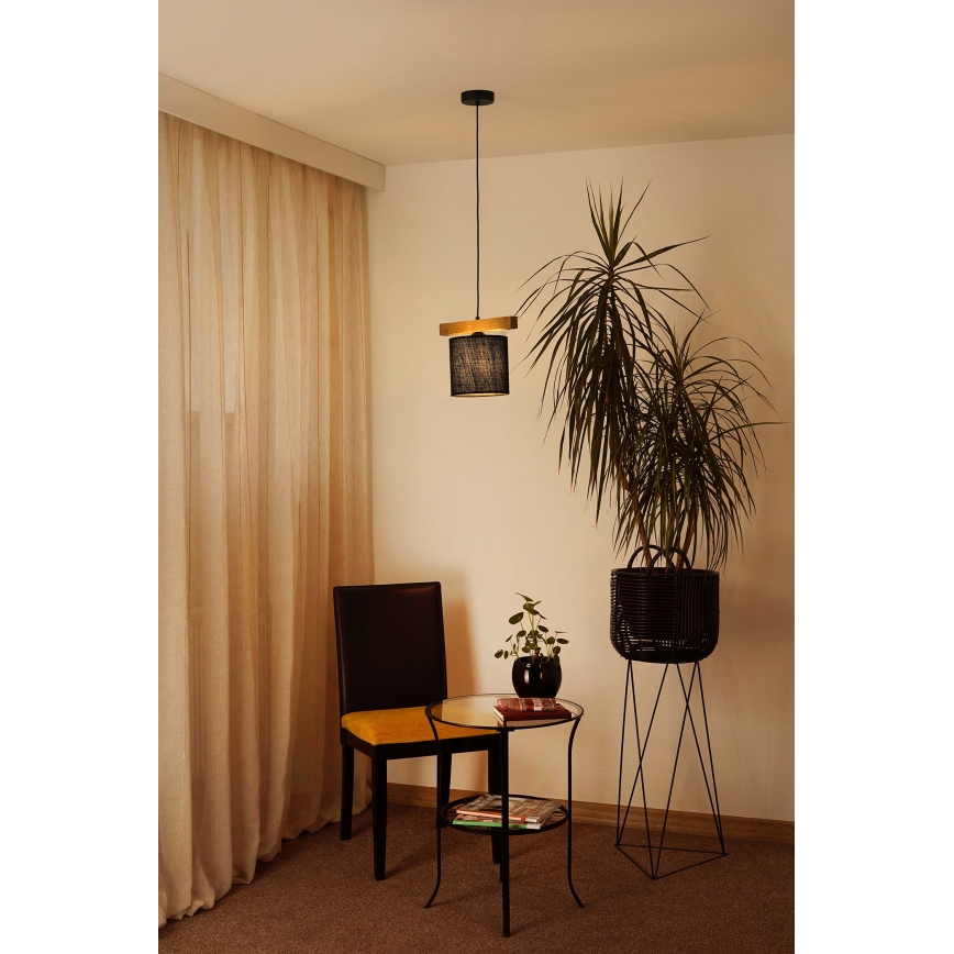 Brilagi - Подвесная люстра FOREST 1xE27/15W/230V сосна/черный