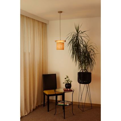 Brilagi - Подвесная люстра FOREST 1xE27/15W/230V сосна/коричневый