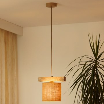 Brilagi - Подвесная люстра FOREST 1xE27/15W/230V сосна/коричневый