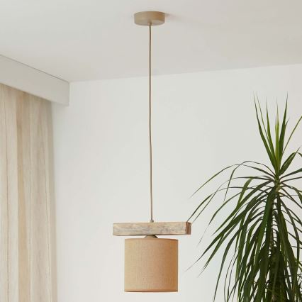 Brilagi - Подвесная люстра FOREST 1xE27/15W/230V сосна/коричневый