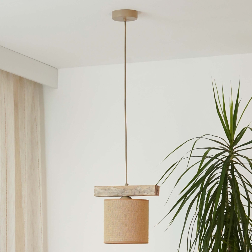 Brilagi - Подвесная люстра FOREST 1xE27/15W/230V сосна/коричневый