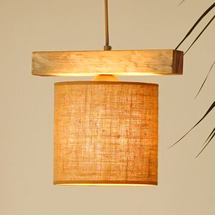 Brilagi - Подвесная люстра FOREST 1xE27/15W/230V сосна/коричневый