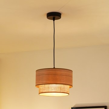 Brilagi - Подвесная люстра MONTANA BOHO 1xE27/15W/230V диаметр 25 см коричневый/черный