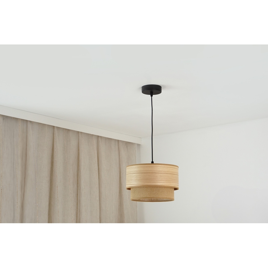 Brilagi - Подвесная люстра MONTANA BOHO 1xE27/15W/230V диаметр 25 см коричневый/черный
