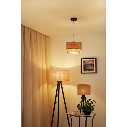Brilagi - Подвесная люстра MONTANA BOHO 1xE27/15W/230V диаметр 25 см коричневый/черный