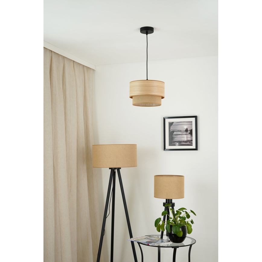 Brilagi - Подвесная люстра MONTANA BOHO 1xE27/15W/230V диаметр 25 см коричневый/черный