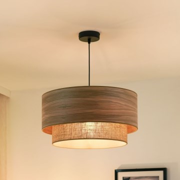 Brilagi - Подвесная люстра MONTANA BOHO 1xE27/15W/230V диаметр 45 см коричневый/черный