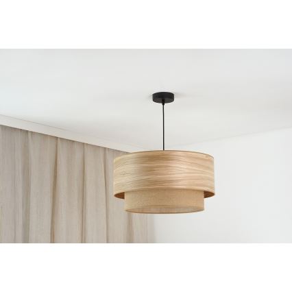 Brilagi - Подвесная люстра MONTANA BOHO 1xE27/15W/230V диаметр 45 см коричневый/черный