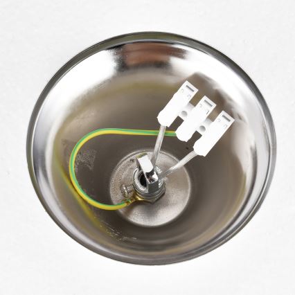 Brilagi - Подвесная люстра на цепи ECLIPSE 5xE14/10W/230V Ø 38 см серебристая