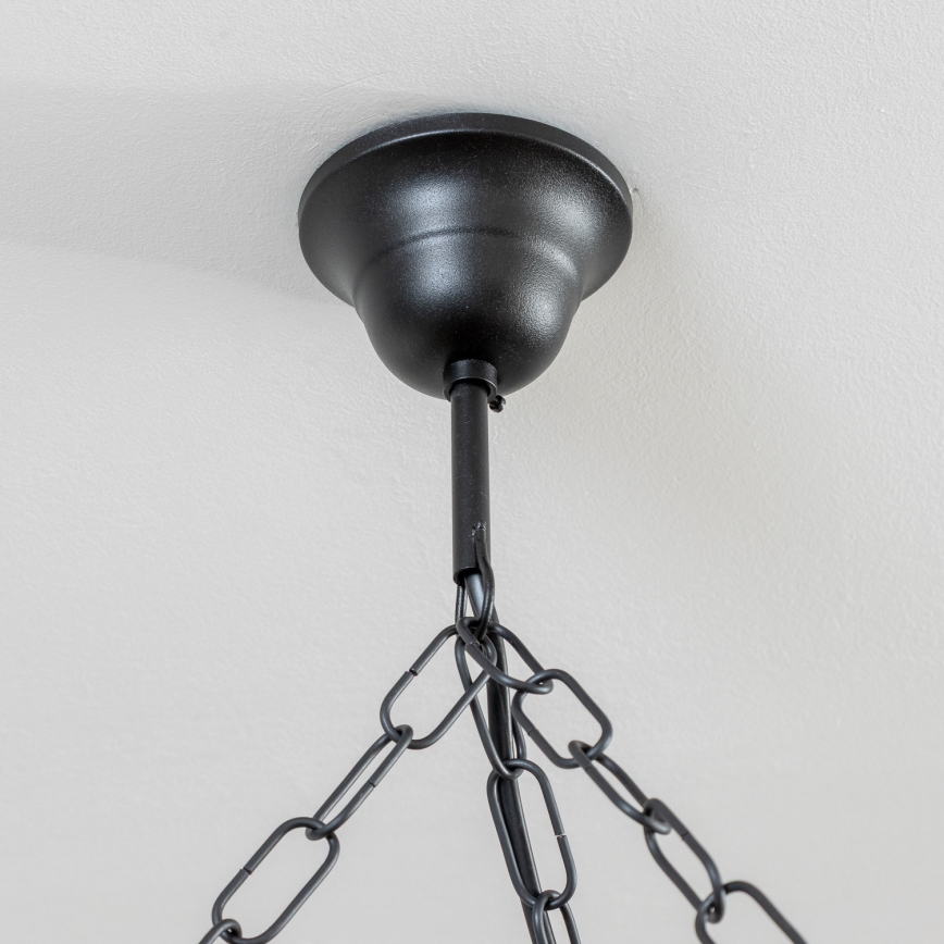 Brilagi - Подвесная люстра на цепи ROATA 6xE14/40W/230V диам. 70 cm бук